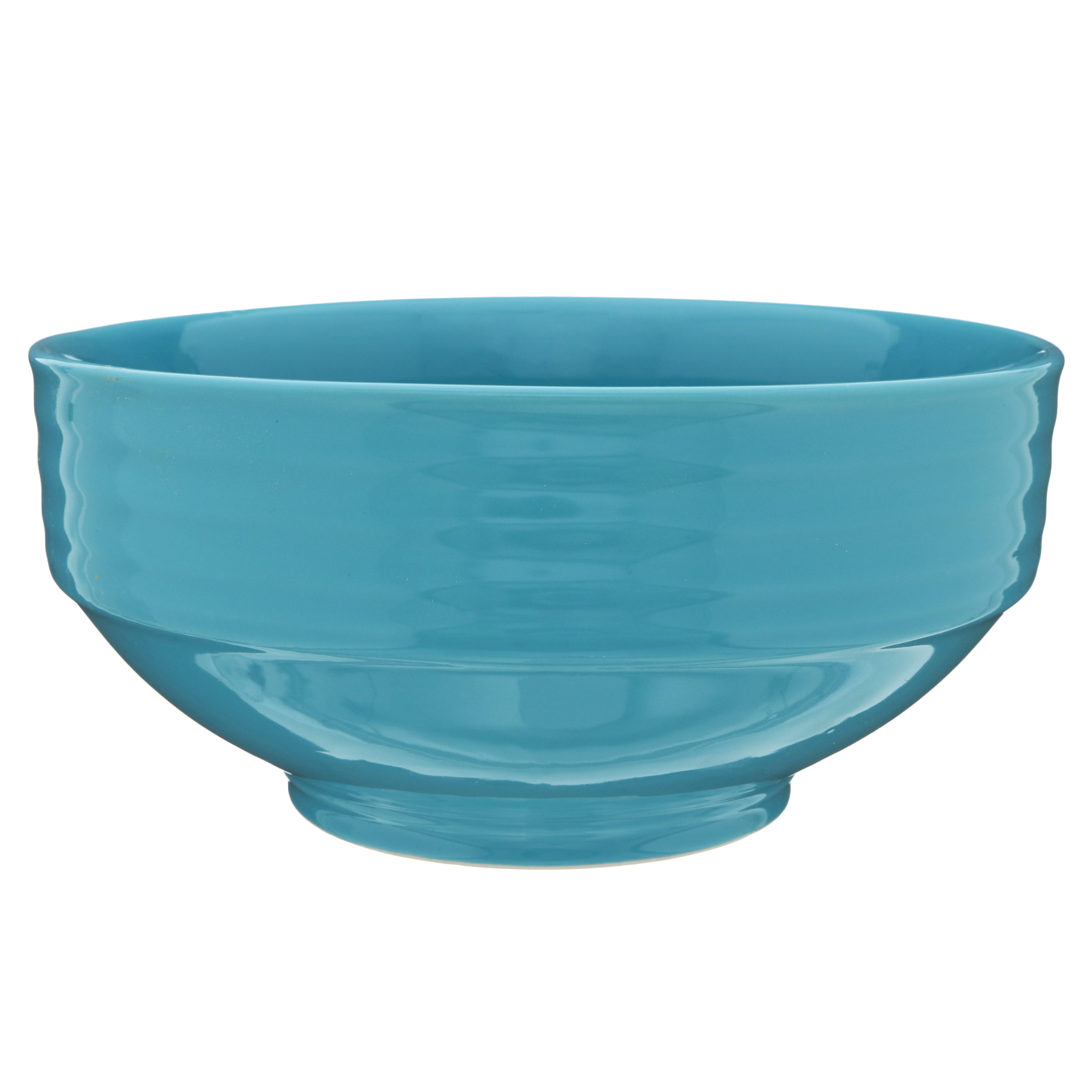 Gibson Stoneware Plaza Serving Bowl Turquoise Shop Serving dishes at
