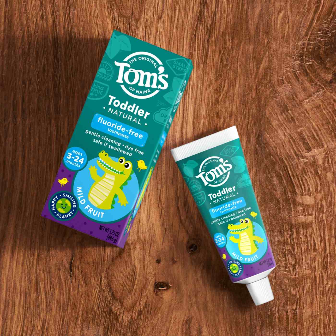 Tom's of Maine Toddler Fluoride - Free Training Toothpaste; image 3 of 8