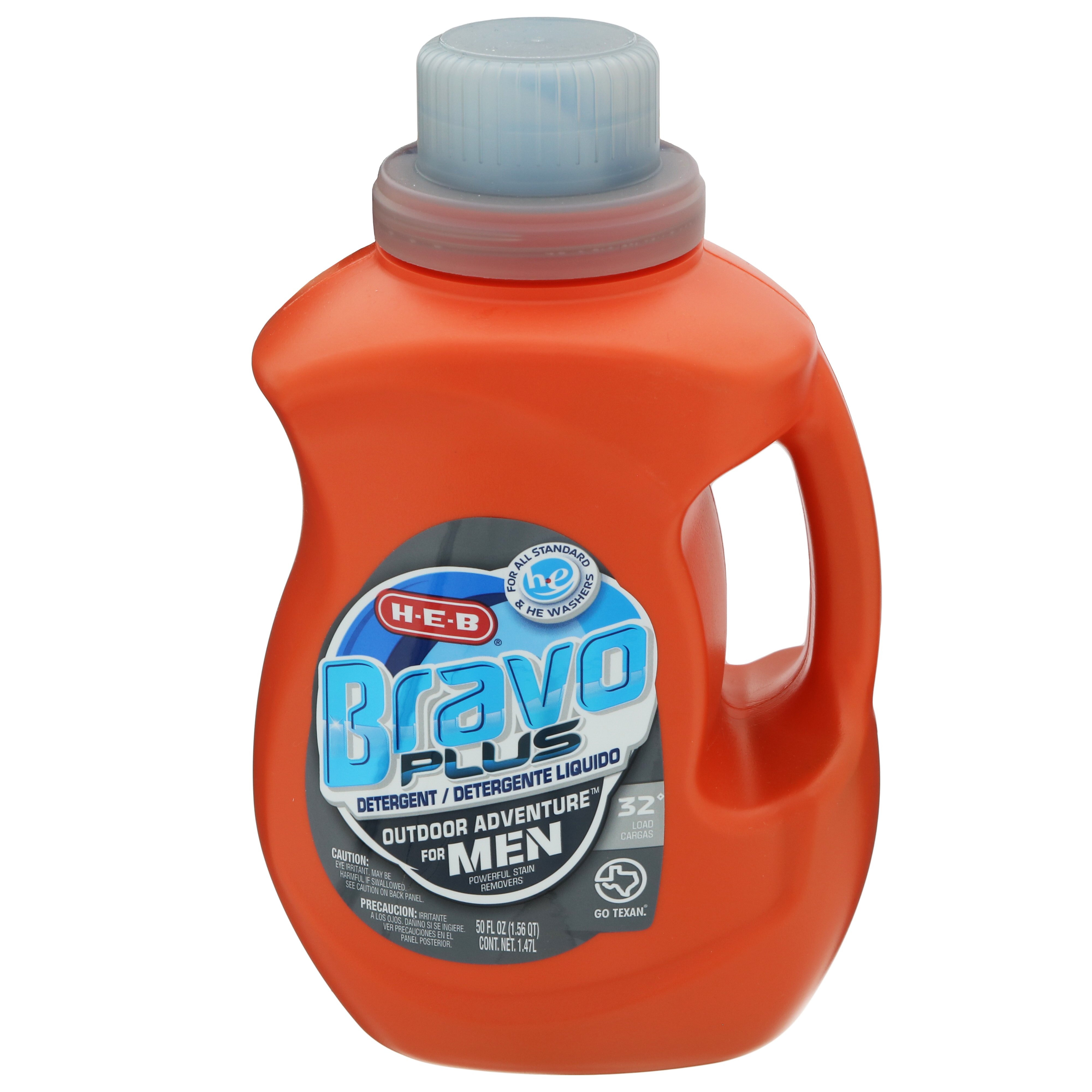 HEB Bravo Plus Outdoor Adventure For Men Detergent, 32 Loads Shop