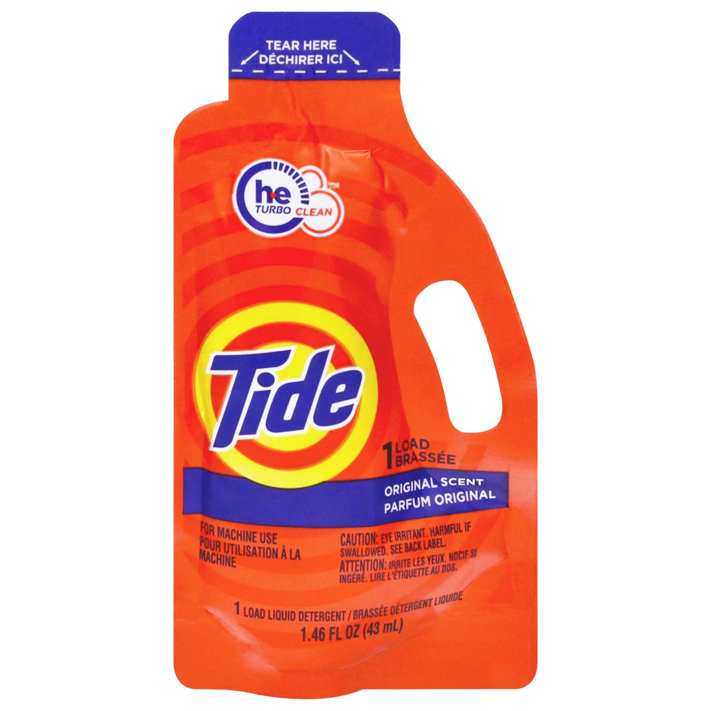 TIDE Travel Size One Load Liquid Laundry Detergent; image 1 of 2