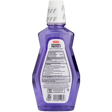 H-E-B Alcohol Free Anticavity Mouthwash - Violet Mint