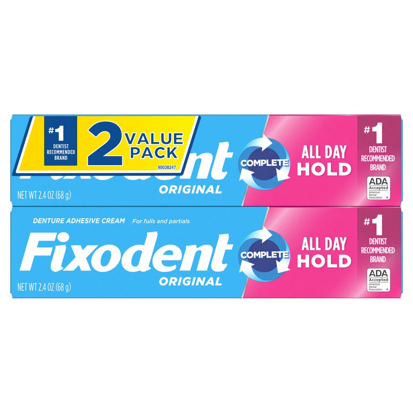 Fixodent Complete Original Denture Adhesive Cream; image 1 of 7