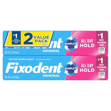 Fixodent Complete Original Denture Adhesive Cream, 4.8 oz