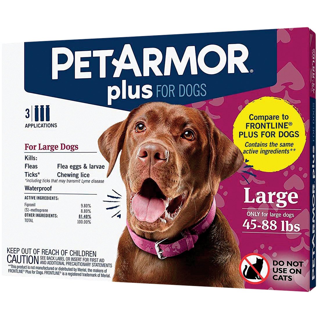 PetArmor Plus for Dogs 4588 lbs Shop Flea & Tick Treatments at HEB