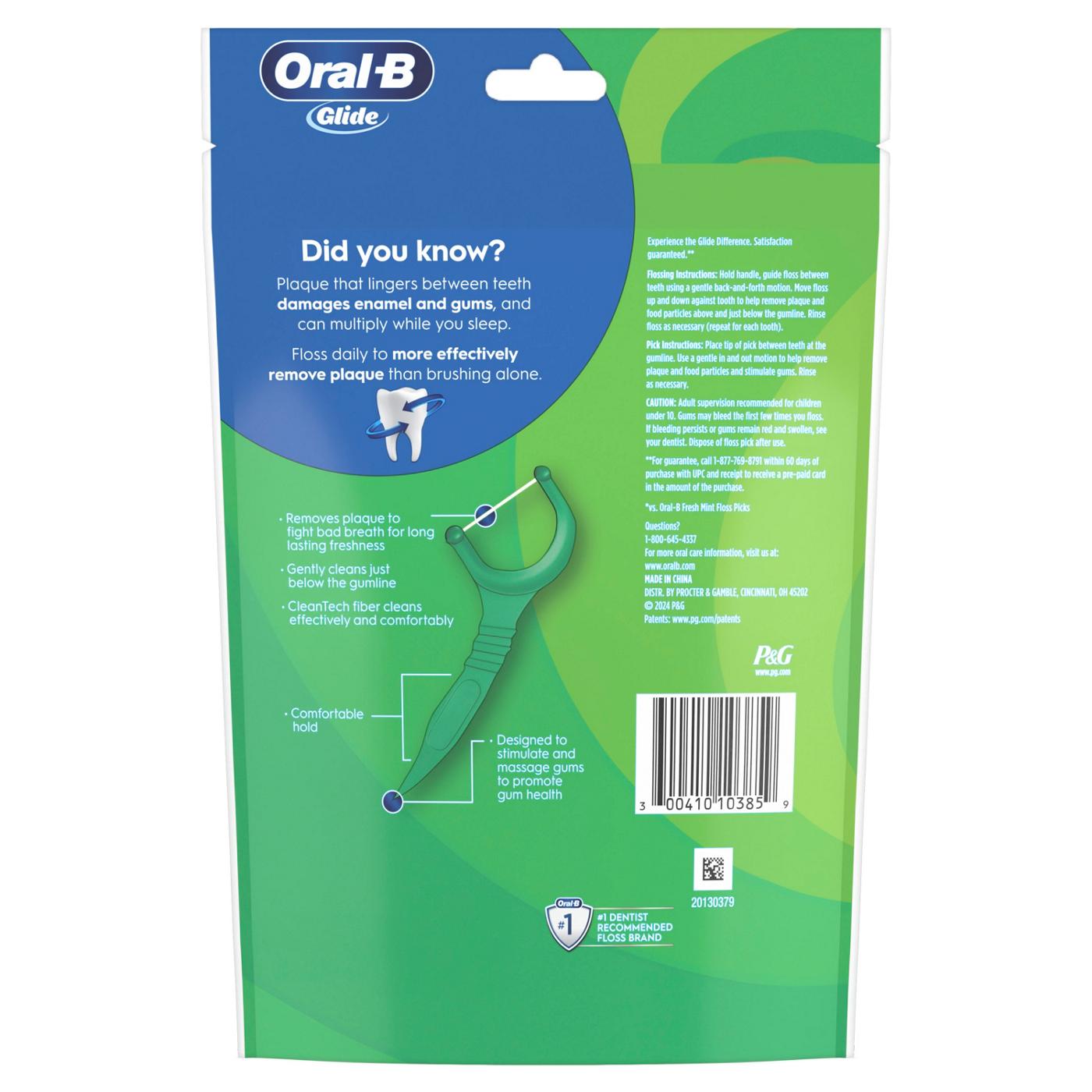 Oral-B Glide Mint Dental Floss Picks with Long Lasting Scope Flavor, 150 Picks; image 8 of 10