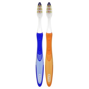 Oral-B Pulsar Expert Clean Battery Toothbrushes Medium, 2 ct