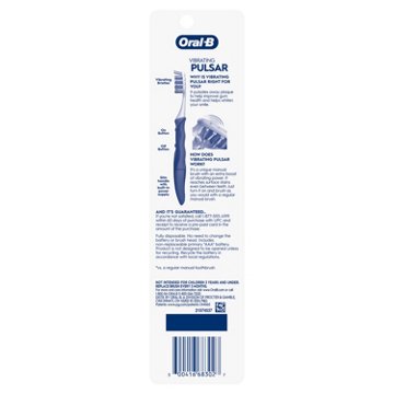 Oral-B Pulsar Expert Clean Battery Toothbrushes Medium, 2 ct