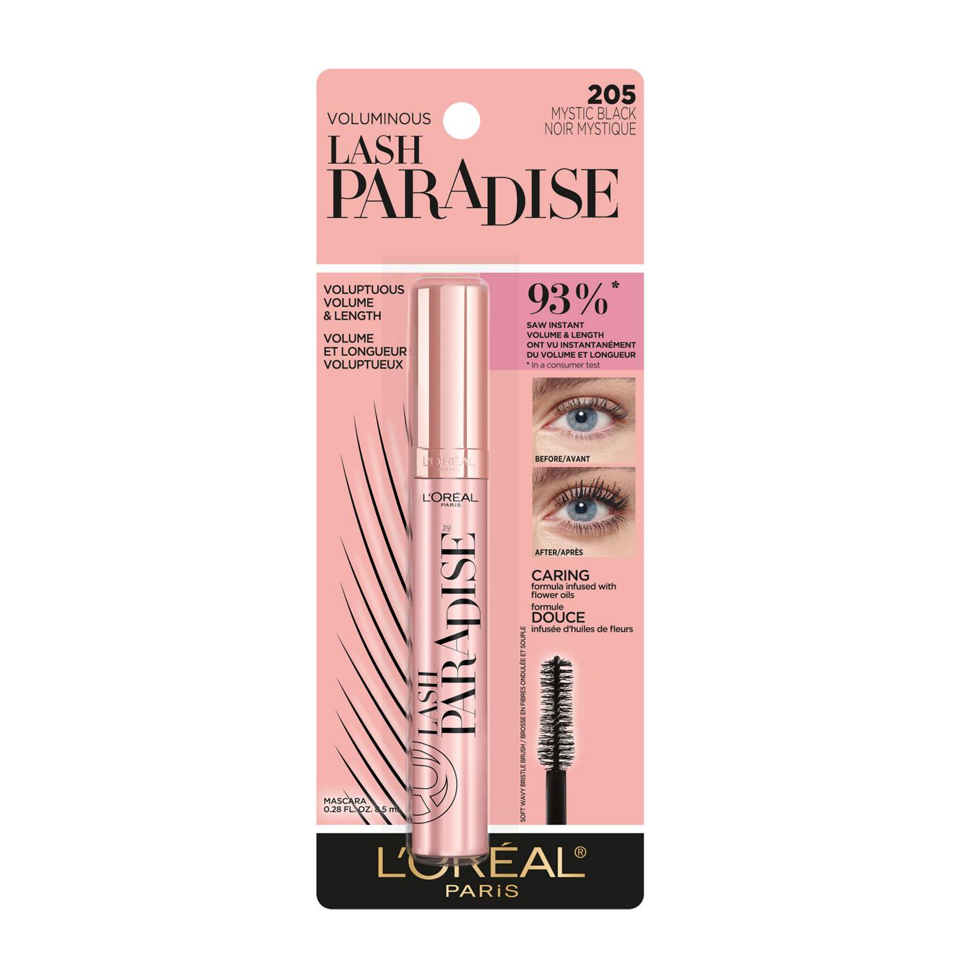 L'Oréal Paris Voluminous Makeup Lash Paradise Volume Mascara - Mystic Black; image 1 of 5