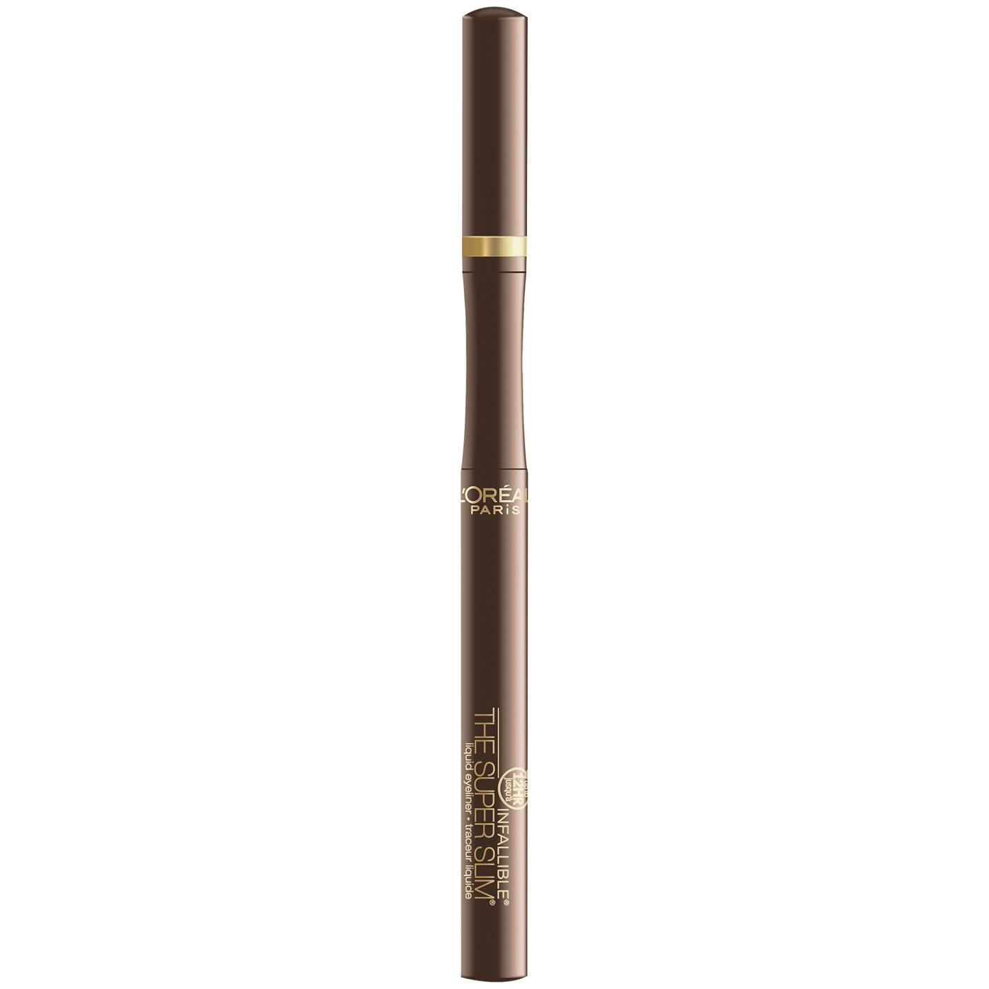 L'Oréal Paris Infallible Super Slim Long-Lasting Liquid Eyeliner Brown; image 2 of 3
