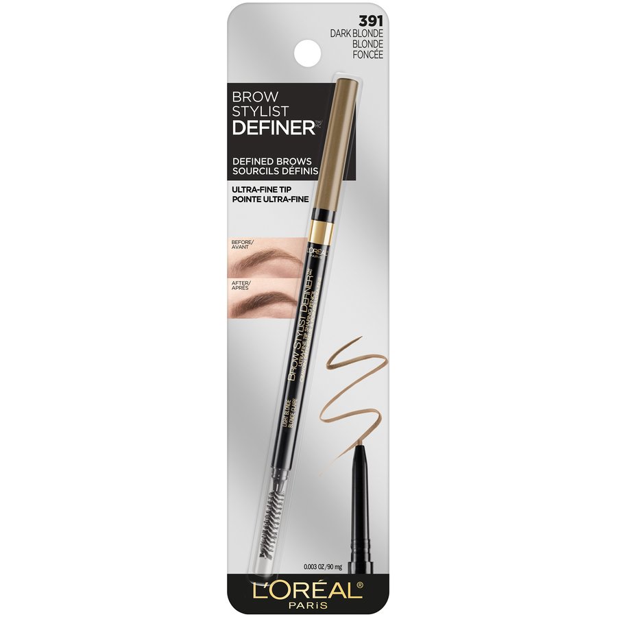 Sleek MakeUP Micro-Fine Brow Pencil for Precise Hair Like Strokes,  Waterproof, Long Lasting, Dual Ended, Blonde : : Beauty