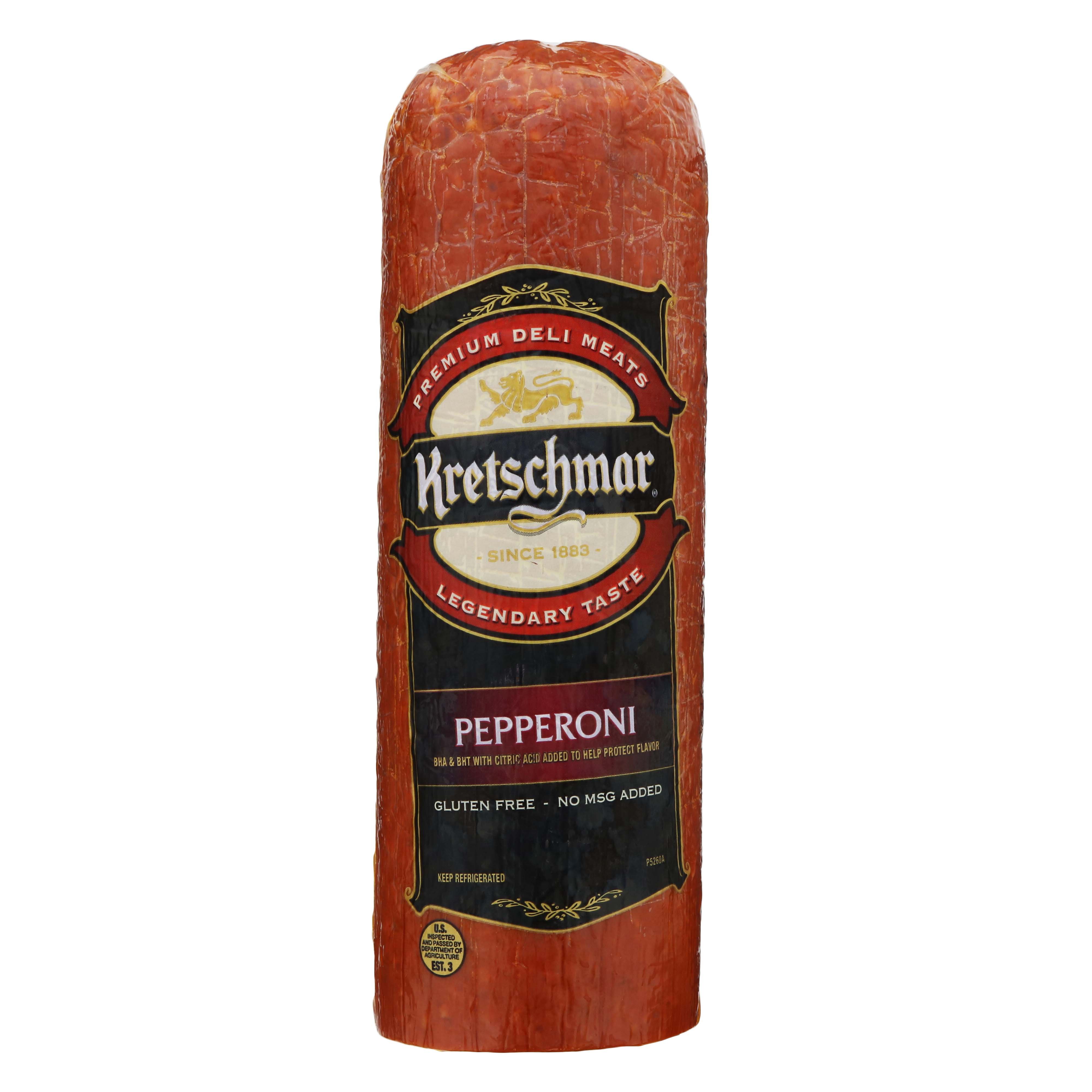Kretschmar Pepperoni, Sliced Shop Meat at HEB