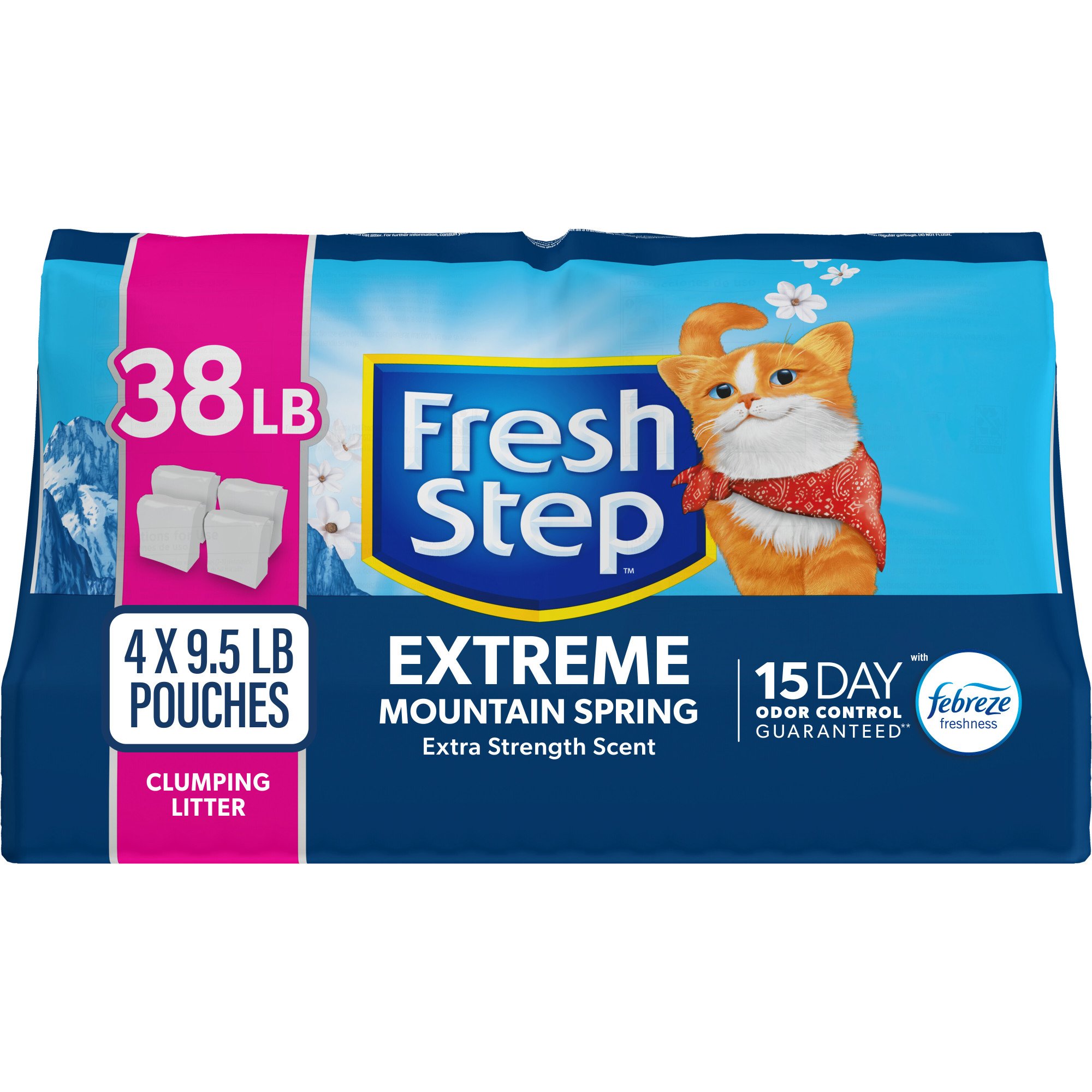 Fresh Step Extreme Odor Control with Febreze Clumping Cat Litter Shop