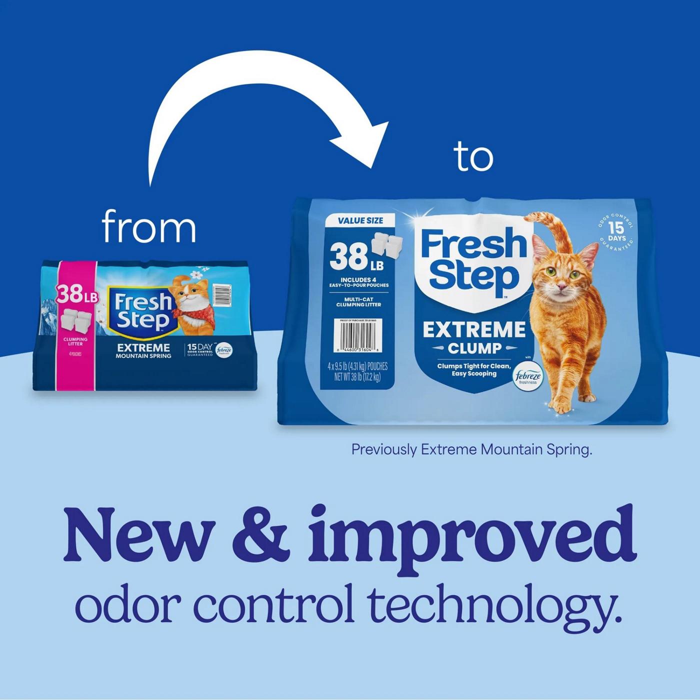 Fresh Step Extreme Clump Multi Cat Clumping Litter with Febreze Freshness; image 5 of 12