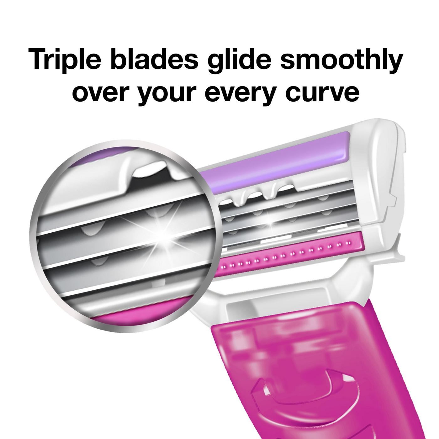 Hill Country Essentials Simply Silky Triple Blade Disposable Razors For Women; image 3 of 6