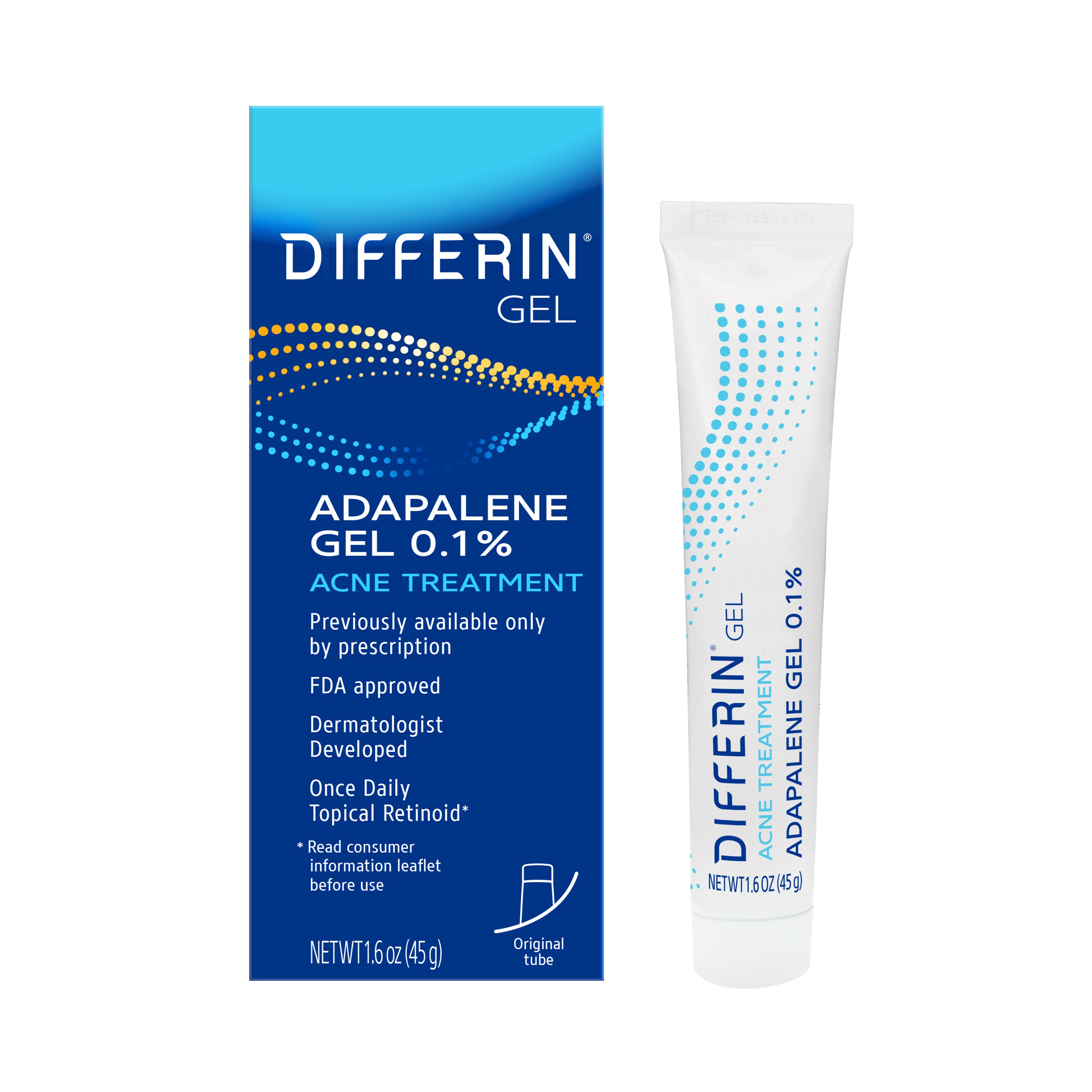 Differin Gel Acne Treatment 0.1% Adapalene