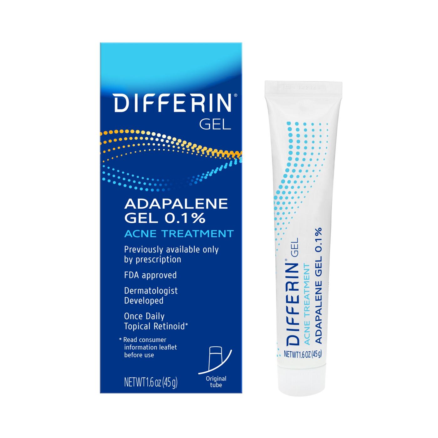 Differin Gel Acne Treatment 0.1% Adapalene; image 5 of 8