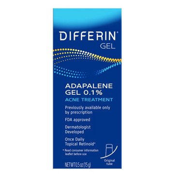 Differin Gel Acne Treatment 0.1% Adapalene, 0.5 oz