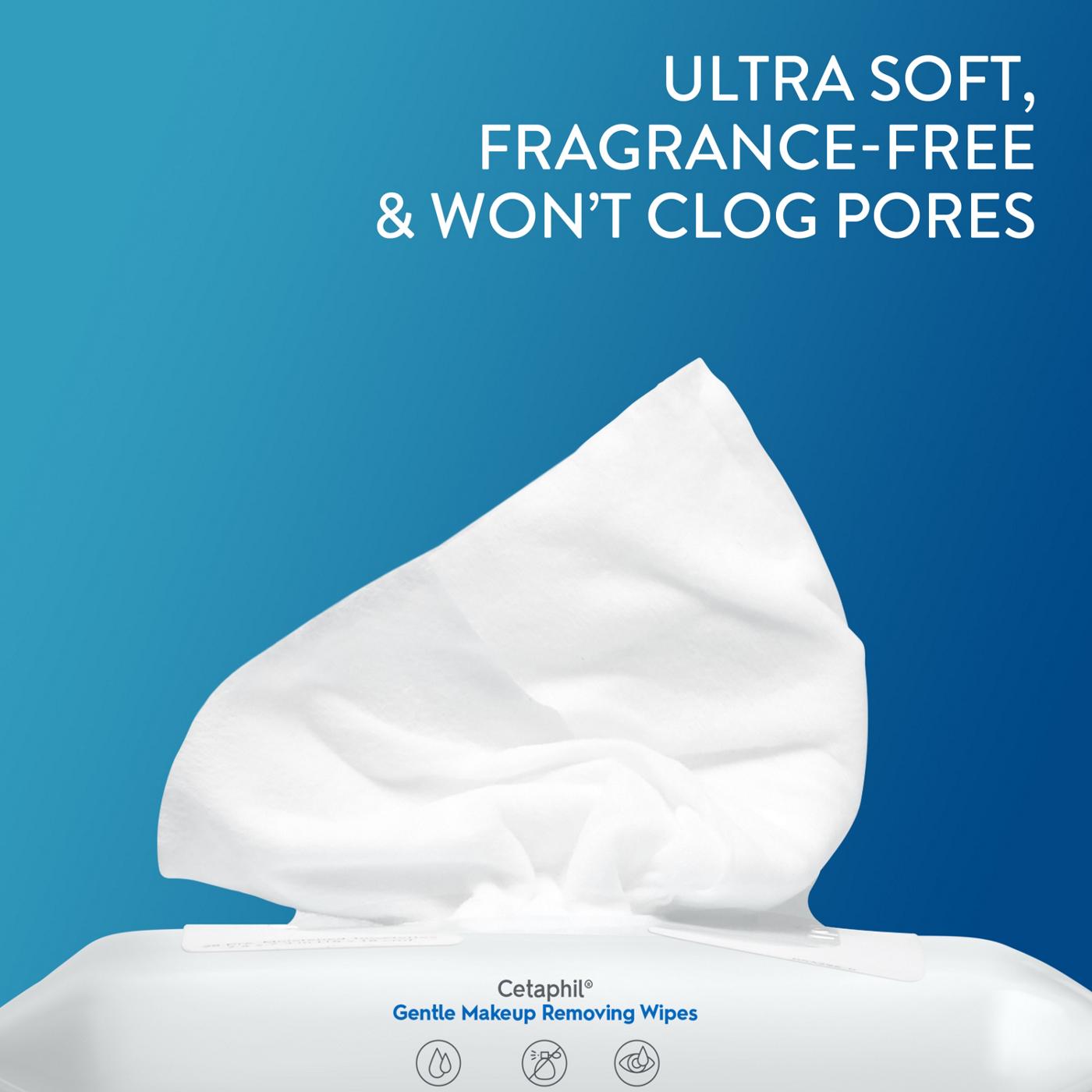 Cetaphil Gentle Makeup Removing Wipes Sensitive Skin; image 2 of 5