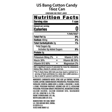 Bang Energy Cotton Candy