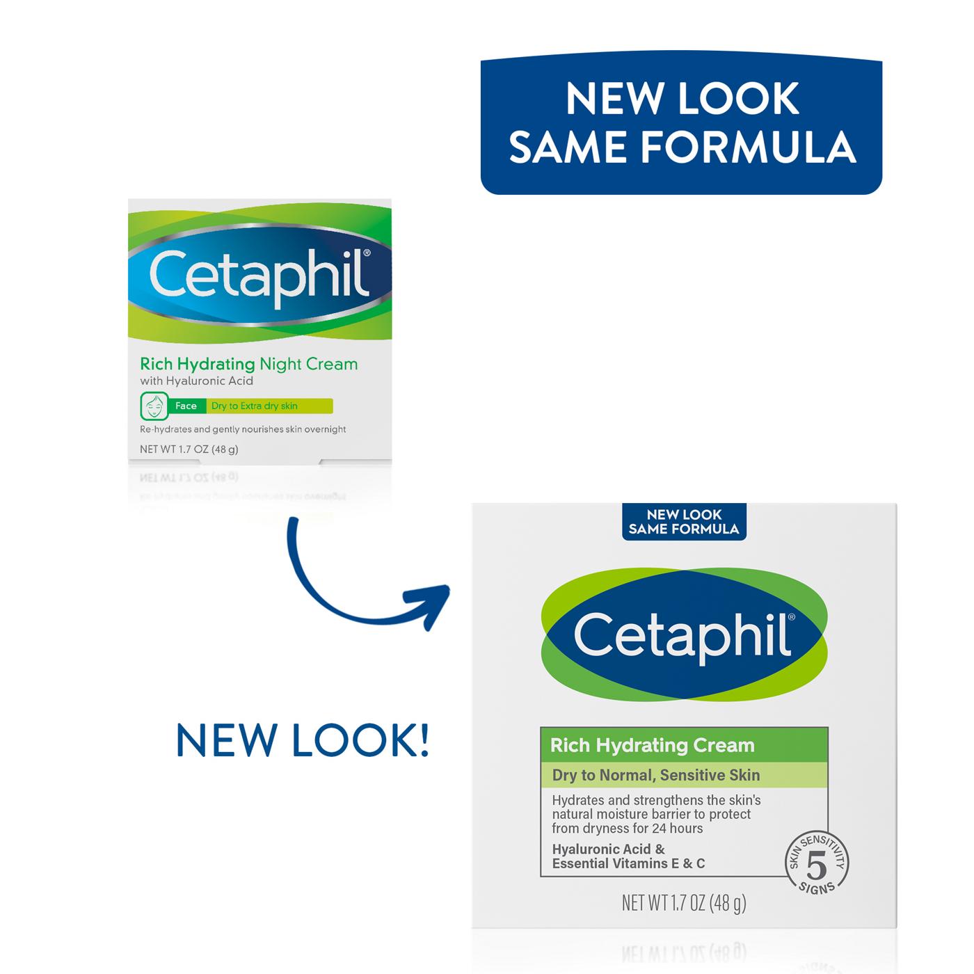 Cetaphil Rich Hydrating Night Cream; image 7 of 8