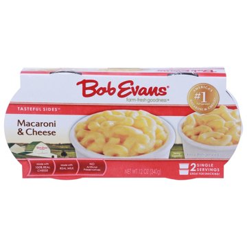 Bob Evans Macaroni & Cheese Twin Cups, 2 ct, 12 oz