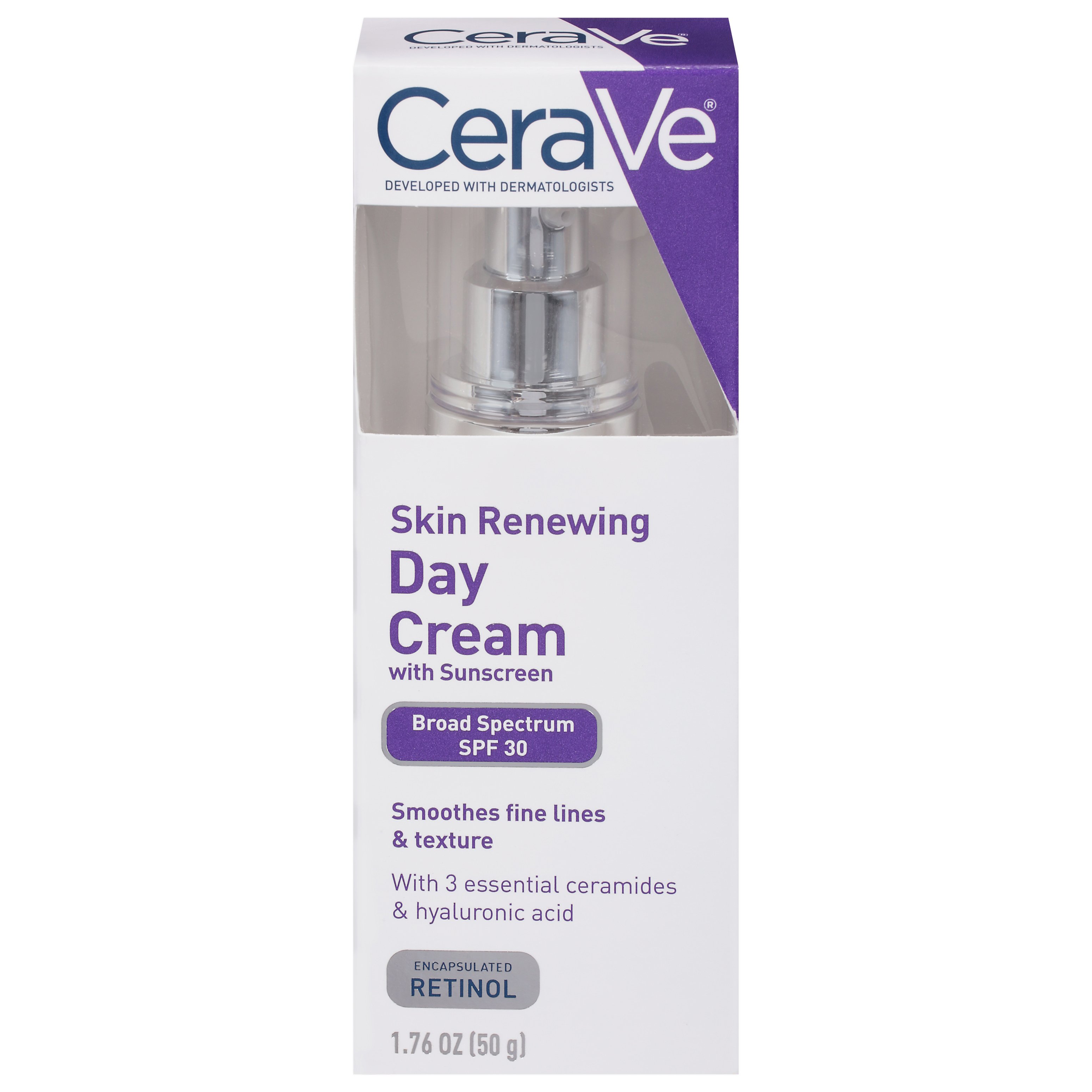 cerave skin renewing day cream with sunscreen spf 30