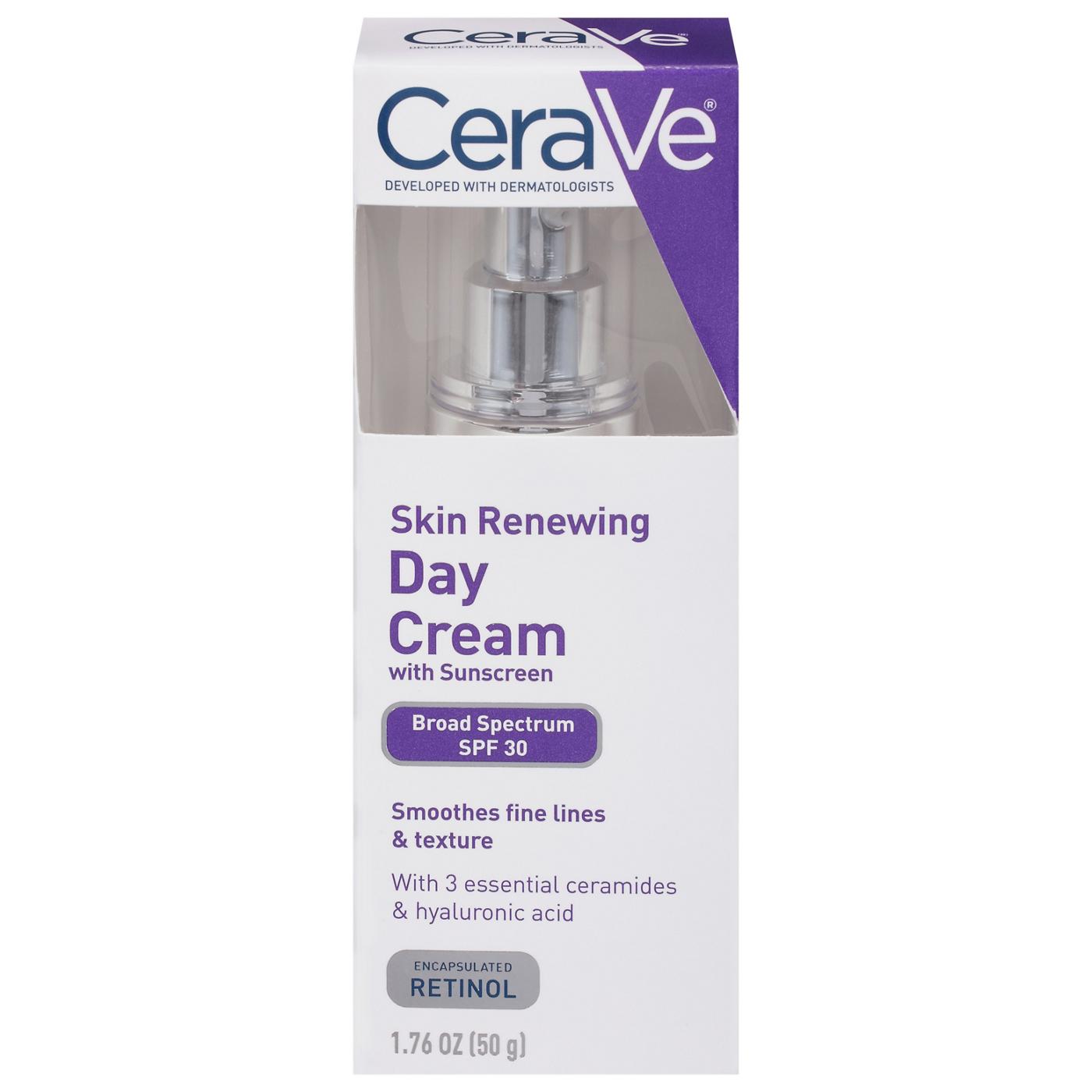 CeraVe Skin Renewing Day Cream SPF 30 Shop Facial moisturizer at HEB