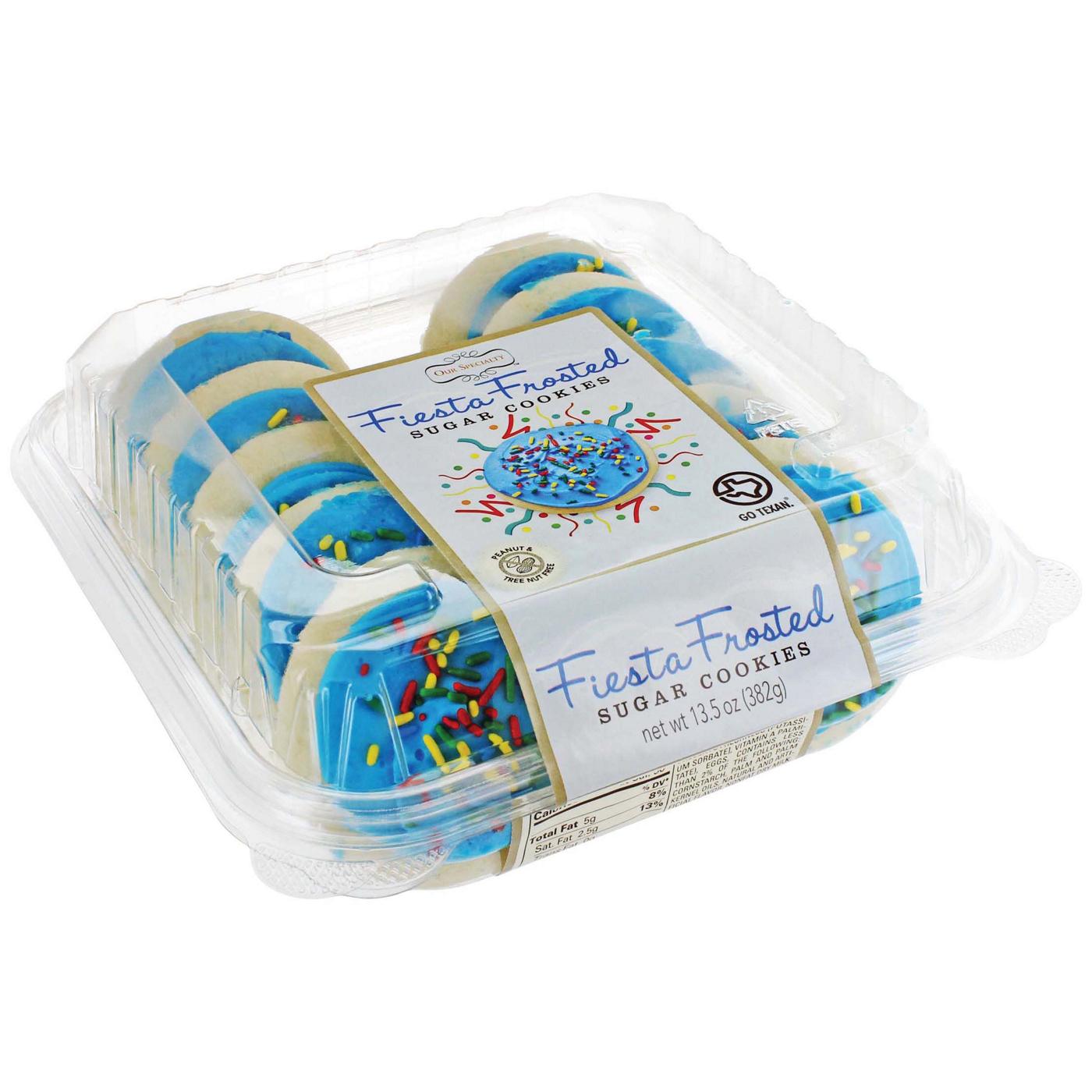 Rich's Blue Fiesta Frosted Sugar Cookies; image 1 of 2