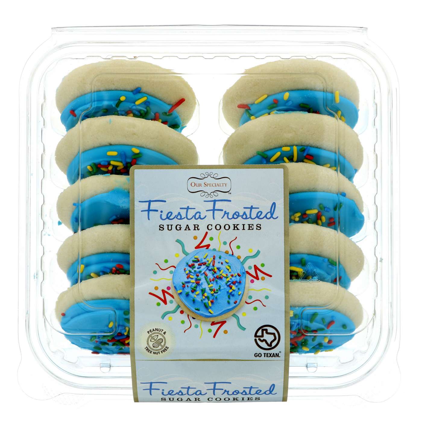 Rich's Blue Fiesta Frosted Sugar Cookies; image 2 of 2