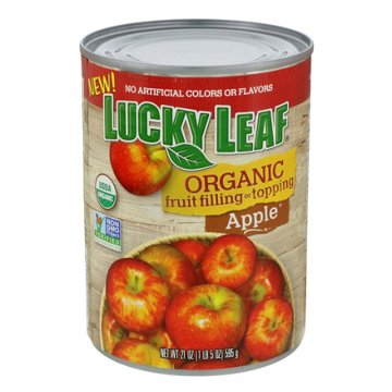 Lucky Leaf Organic Apple Fruit Filling & Topping, 21 oz