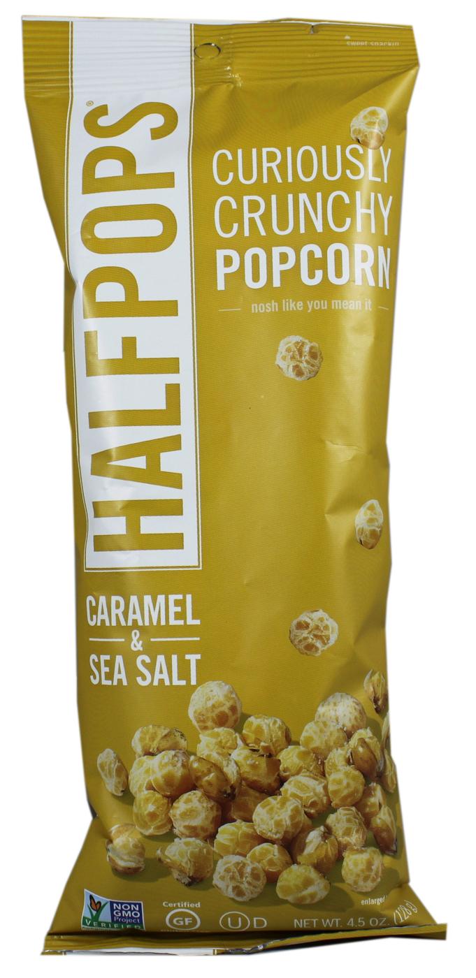 Halfpops Caramel And Sea Salt - Shop Popcorn at H-E-B
