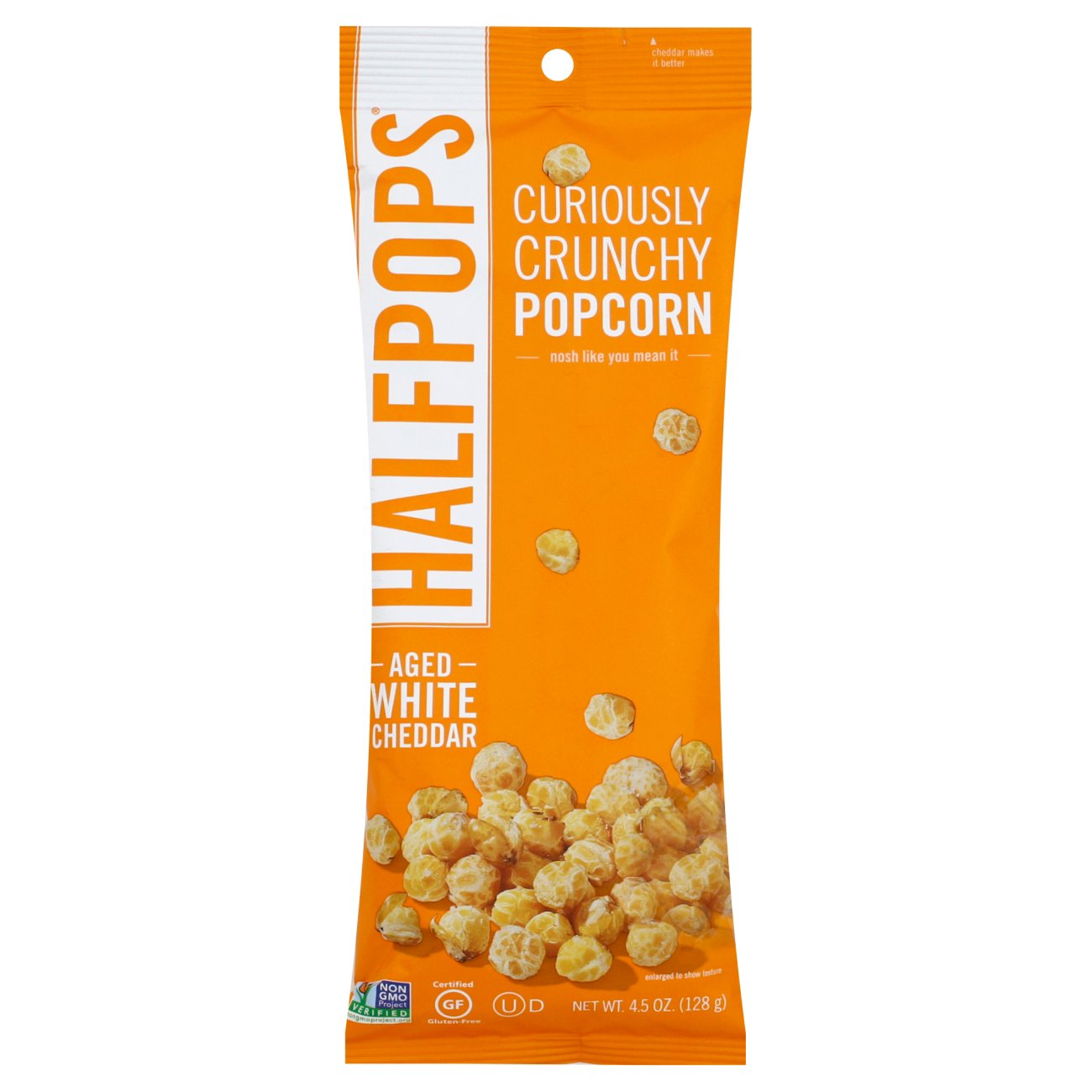 Halfpops Aged White Cheddar - Shop Popcorn at H-E-B