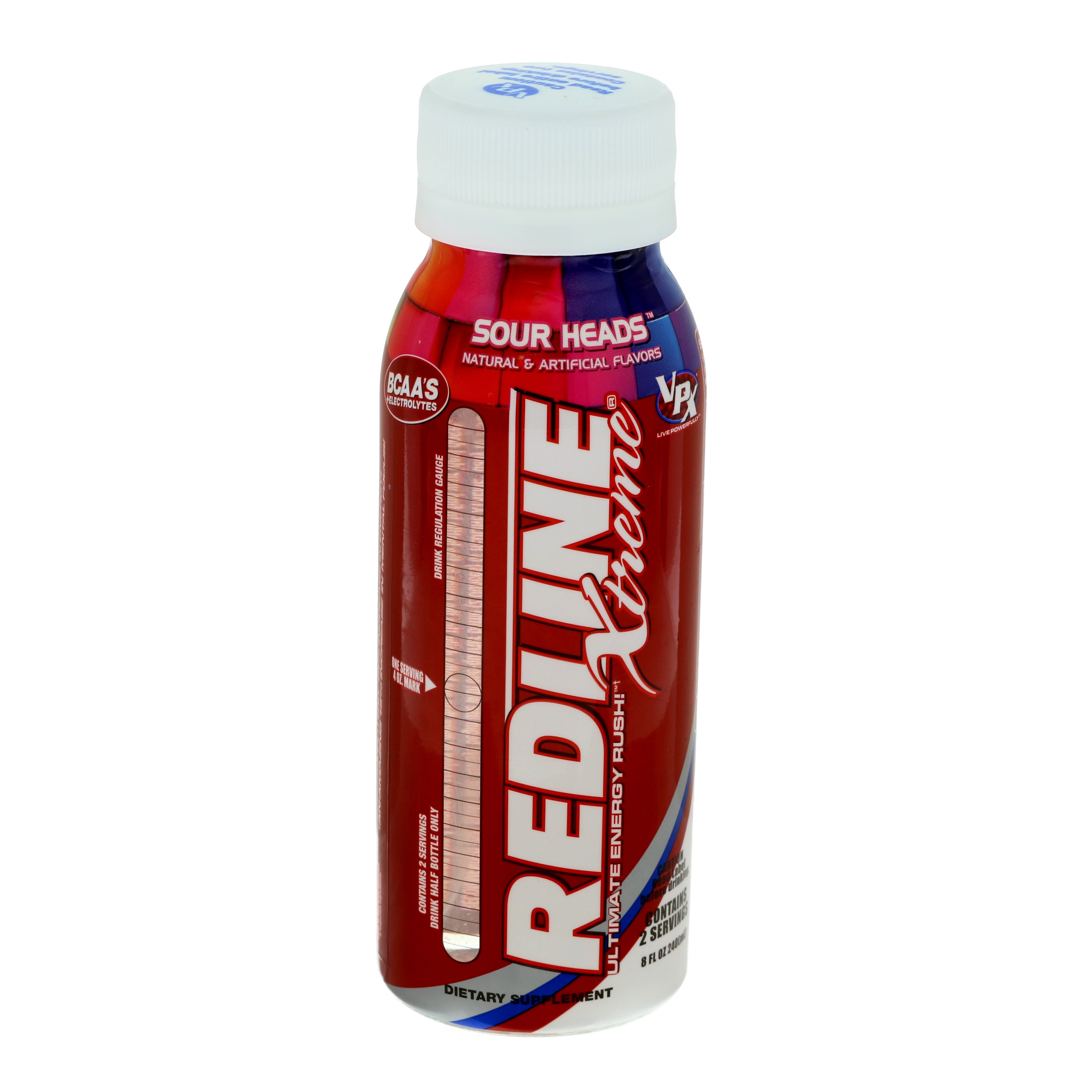 Redline Extreme Sour Heads Energy Drink - Shop Sports & Energy Drinks ...