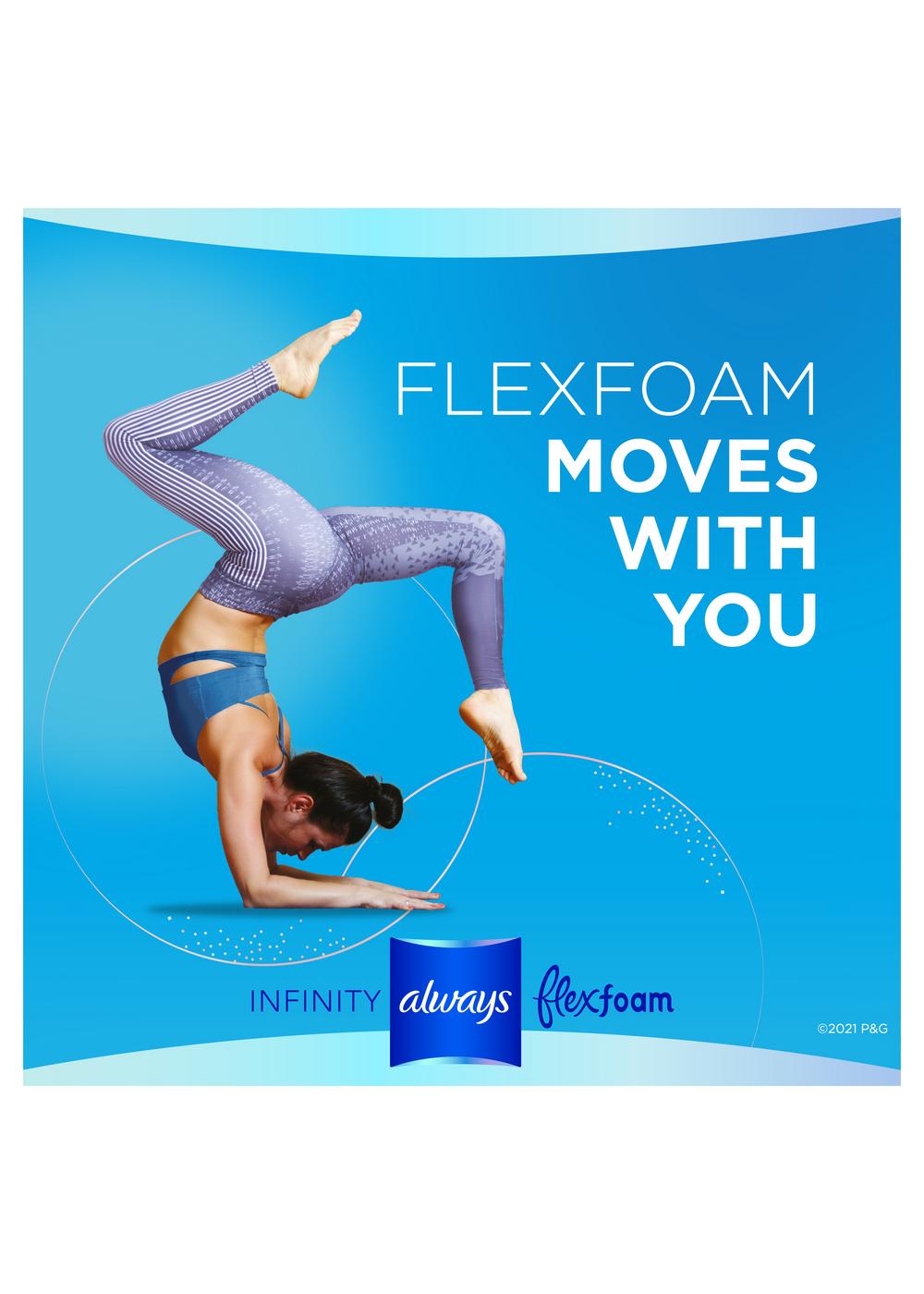 Always Infinity FlexFoam Pads for Women Size 3 Extra Heavy; image 9 of 10