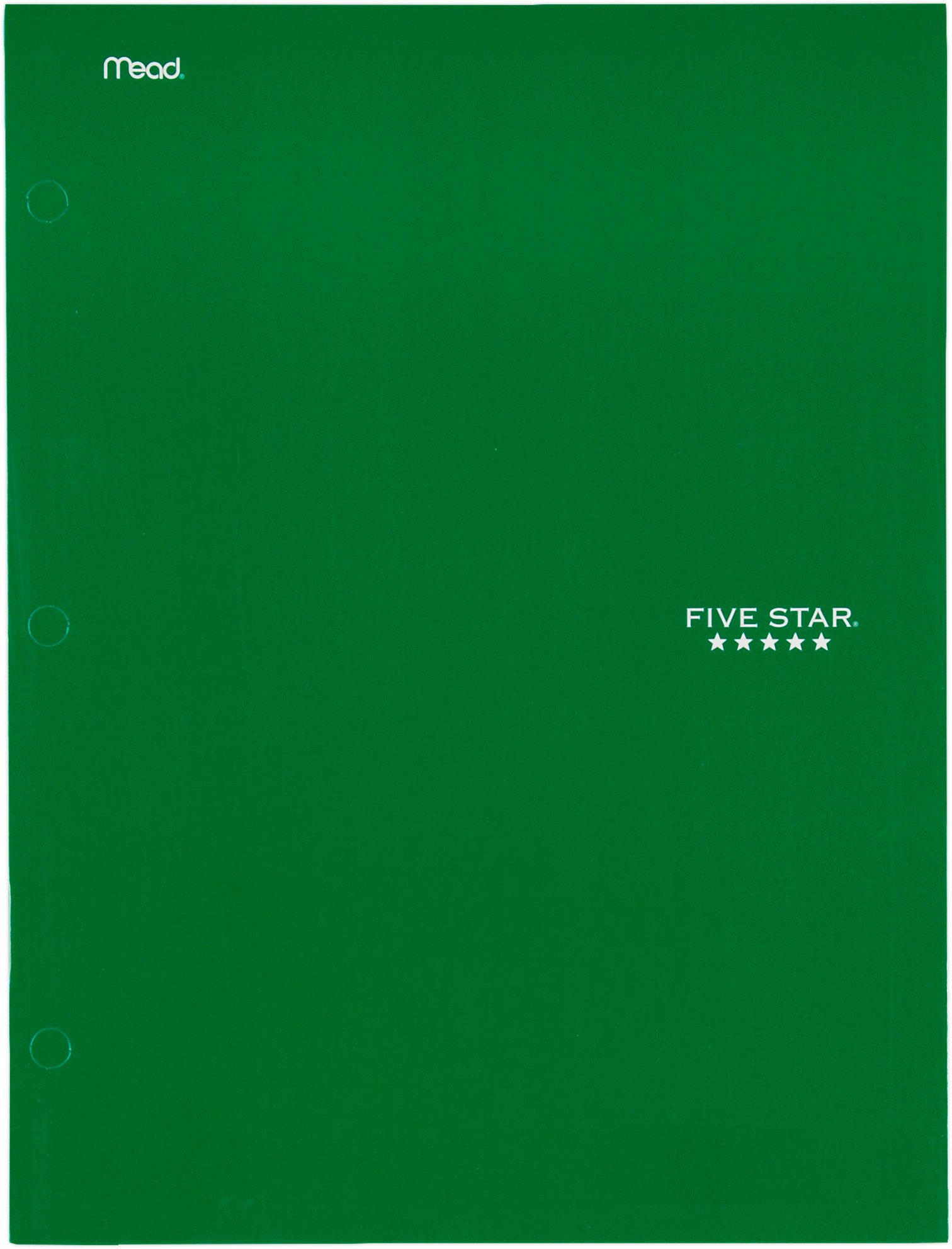 Green Mead Five Star 4 Pocket Solid Paper Folder - D3 Surplus Outlet