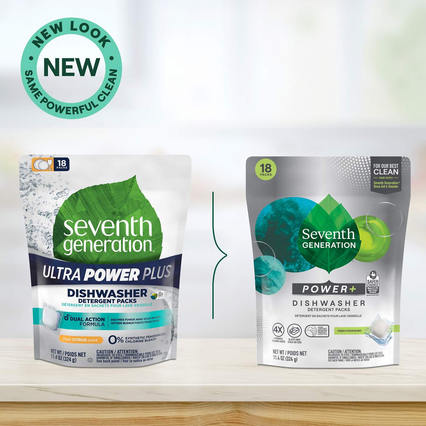 Seventh Generation Ultra Power Plus Dishwasher Detergent Packs Citrus Shop Dish soap