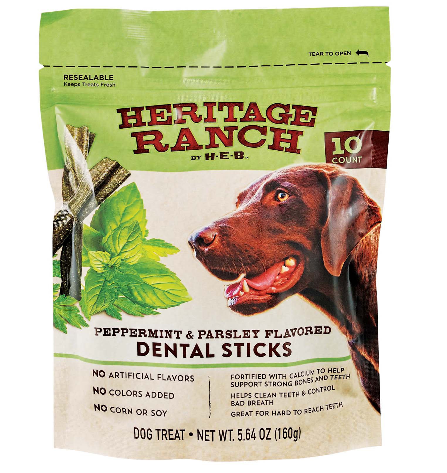 B Peppermint Parsley Dental Sticks Dog 