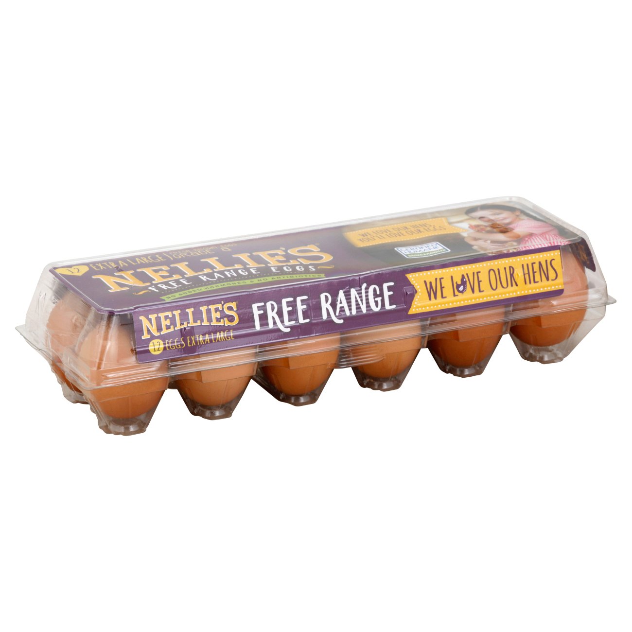 Nellies Grade A Free Range Extra Large Brown Eggs - Shop Eggs & Egg ...