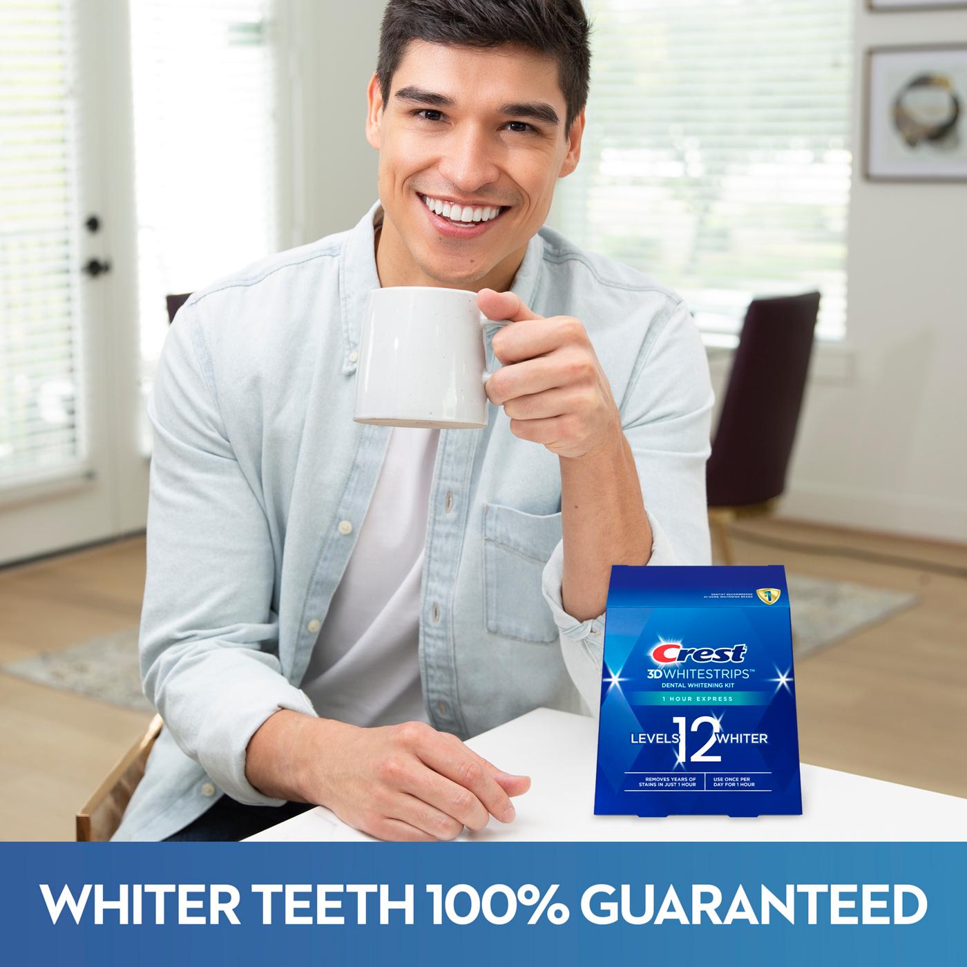 Crest 3D White Whitestrips 1 Hour Express Teeth Whitening Kit; image 3 of 8