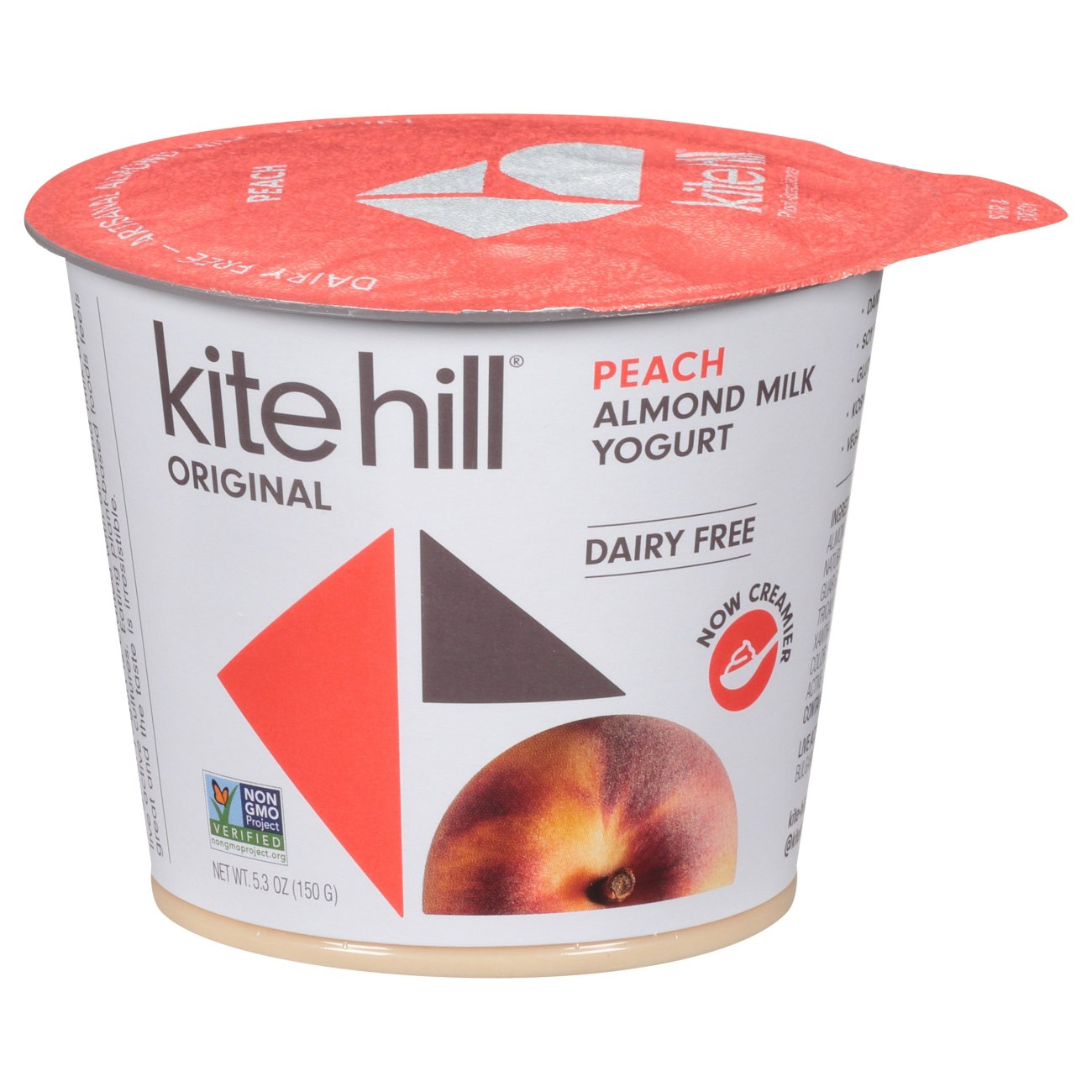 Kite Hill Peach Almond Milk Yogurt Shop Yogurt at HEB