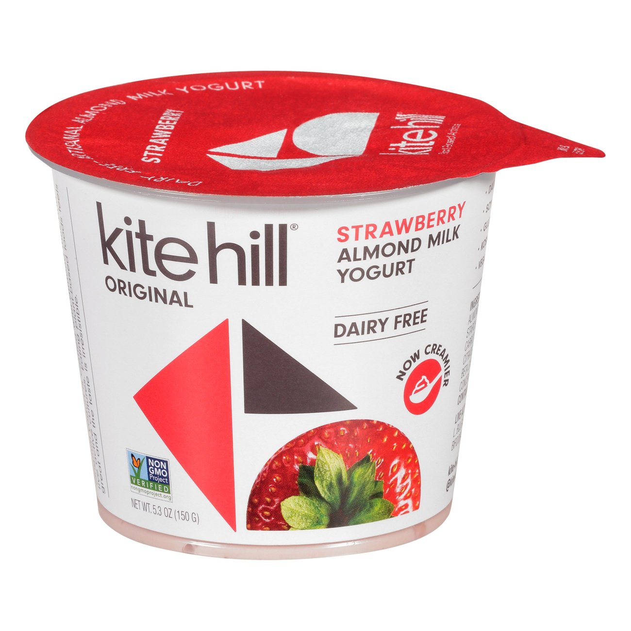Kite Hill Strawberry Almond Milk Yogurt Shop Yogurt at HEB