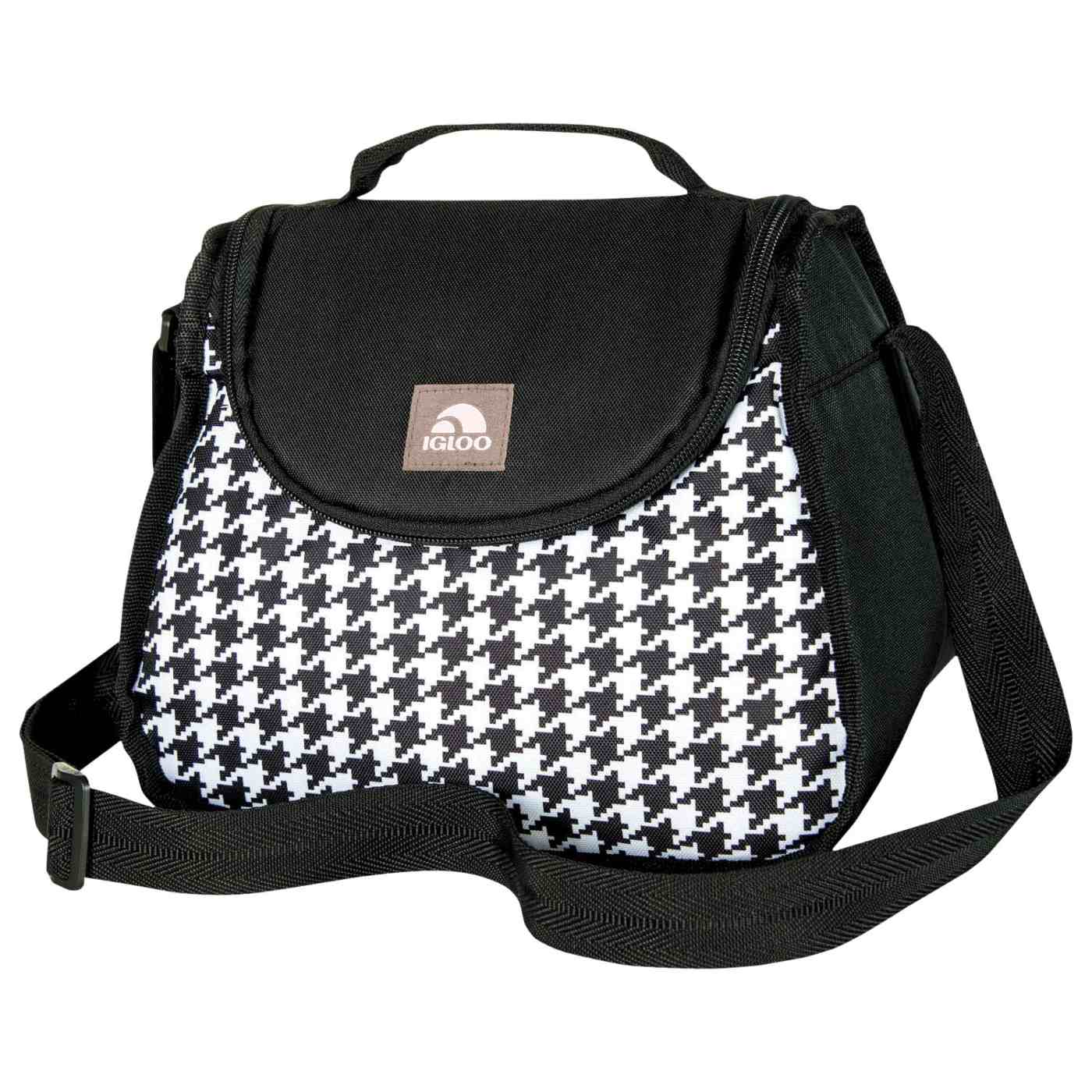 Igloo Crossbody Black And White Cooler; image 1 of 3