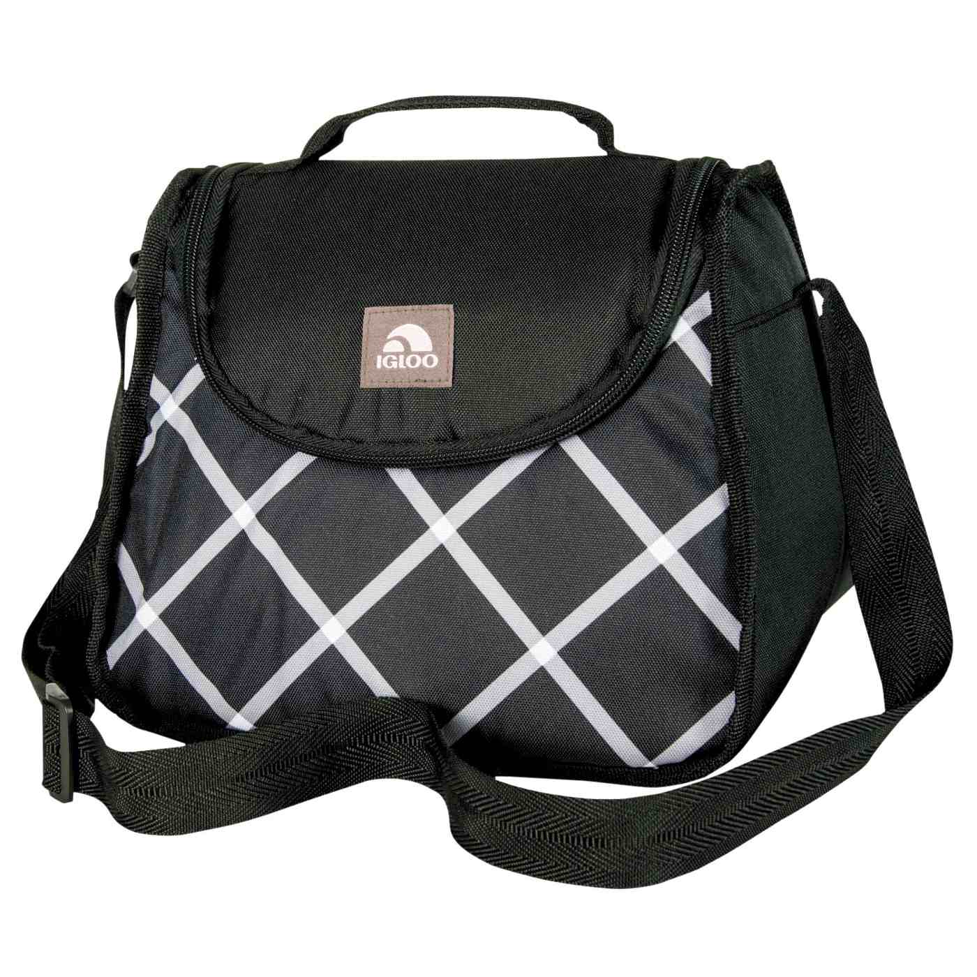 Igloo Crossbody Black And White Cooler; image 2 of 3