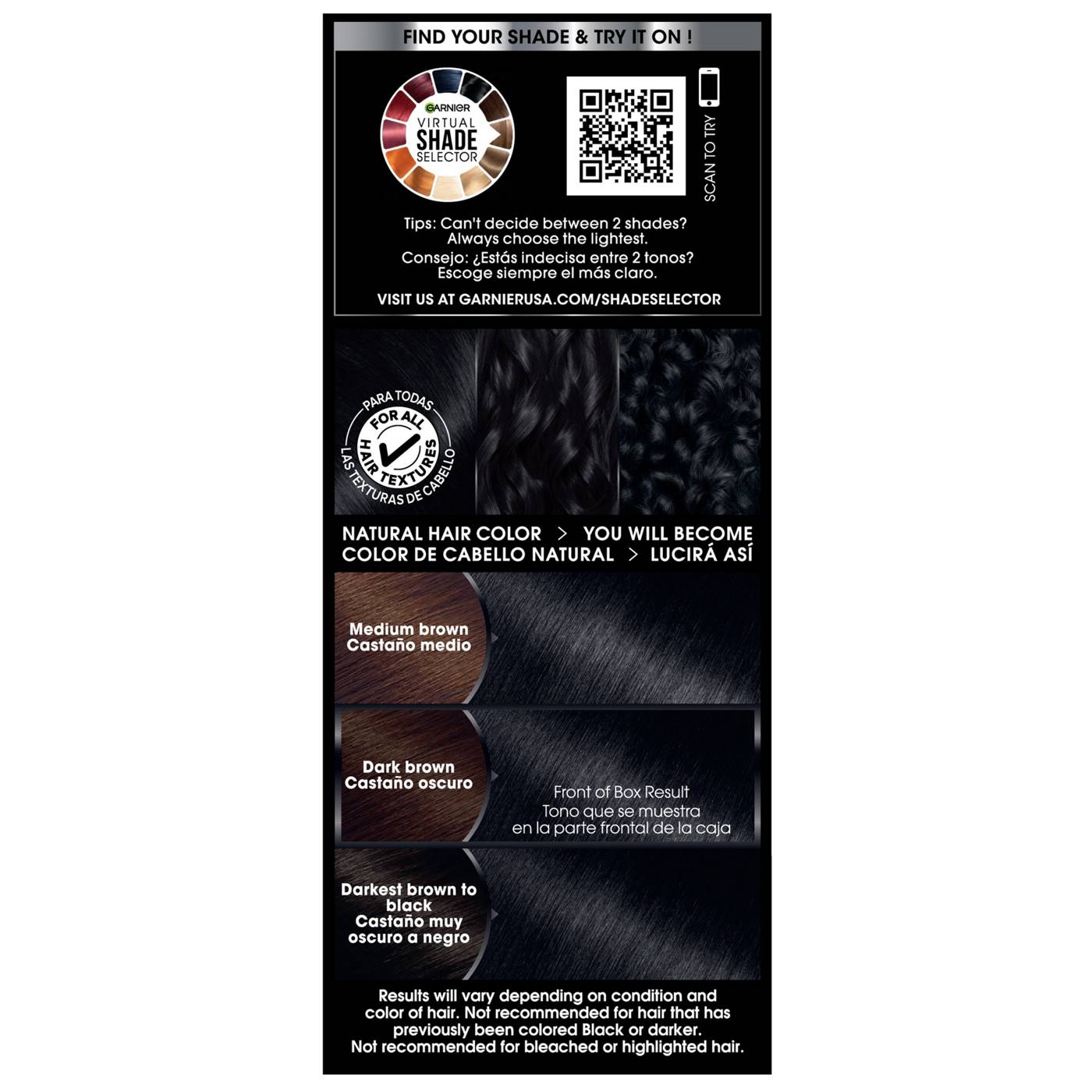Garnier Olia Oil Powered Ammonia Free Permanent Hair Color 2.11 Platinum Black; image 5 of 10