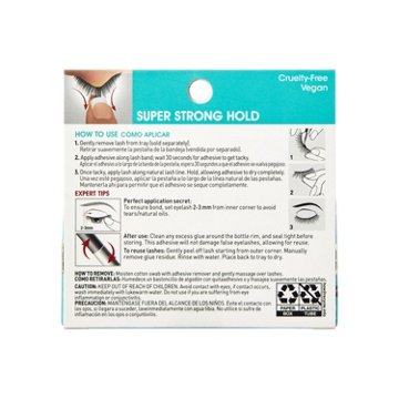 KISS Super Strong Strip Lash Adhesive - Black, 0.17 oz