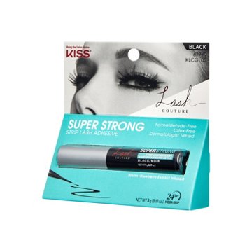KISS Super Strong Strip Lash Adhesive - Black, 0.17 oz