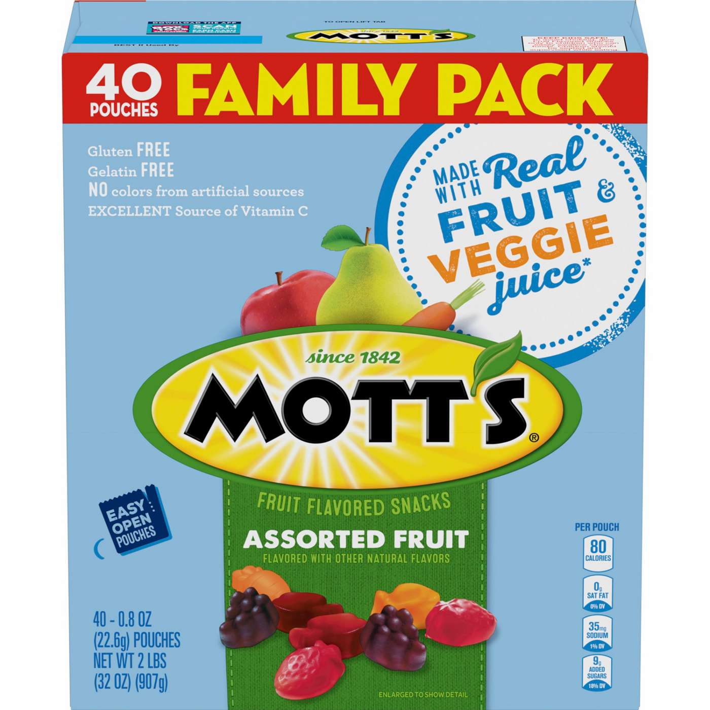 Mott's Medleys Fruit Snacks Family Size; image 1 of 2