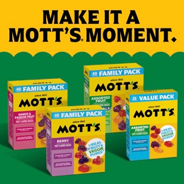 Mott's Medleys Fruit Snacks Family Size, 40 ct