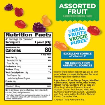 Mott's Medleys Fruit Snacks Family Size, 40 ct