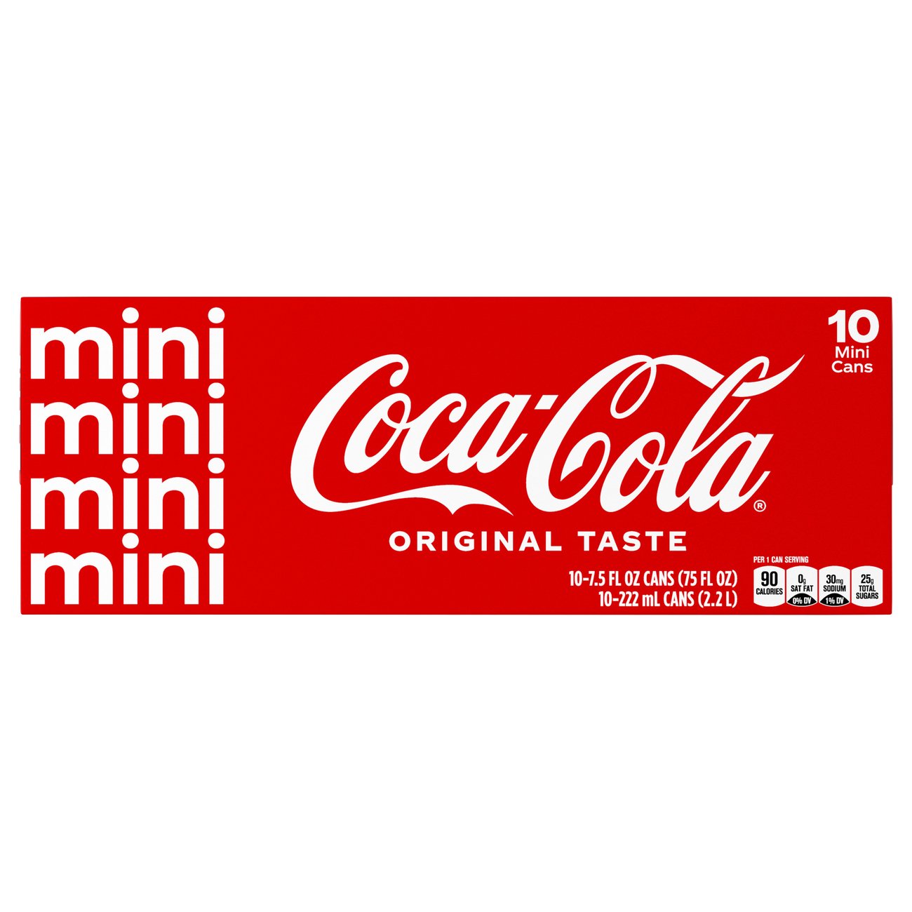  Coca-Cola Mini-Cans, 7.5 fl oz (Pack of 24) : Grocery &  Gourmet Food